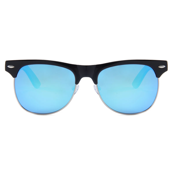 Newham - 03 - Blue Mirror Polarized Lens with Cork Case