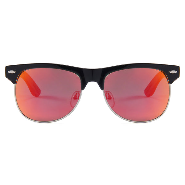 Newham - 02 - Red Mirror Polarized Lens with Cork Case