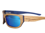 Skystead 03 - Blue Mirror Polarized Lens with Cork Case