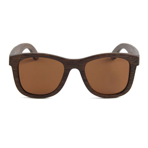 Blaker Full Bamboo Sunglasses Brown Polarized Lens UV400