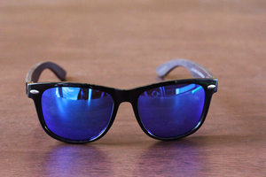 brimfield blue mirror polarized lens wooden sunglasses philippines