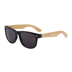 Falman Wayfarer Bamboo Sunglasses Smoked Lens