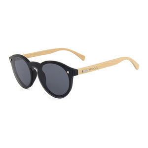 Oriza Bamboo Sunglasses Smoked Lens